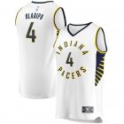 Camiseta Victor Oladipo 4 Indiana Pacers Association Edition Blanco Hombre